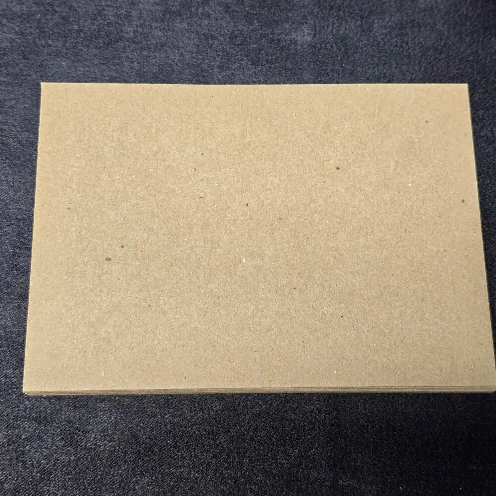 White Frame Card Cardstock Double Paper Adhesive Seal 5 1/8